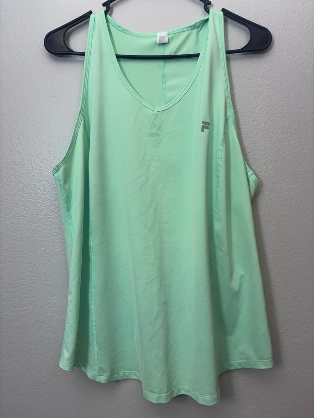 Fila Mint Green Athletic Tank Top - Lightweight Sport Tee